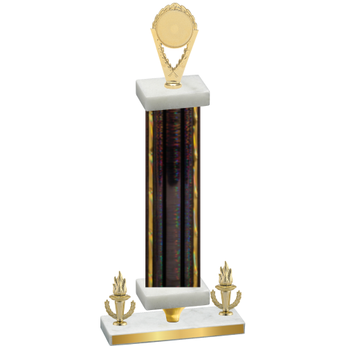 Premium Single Black Glacier Victory Insert Trophy
