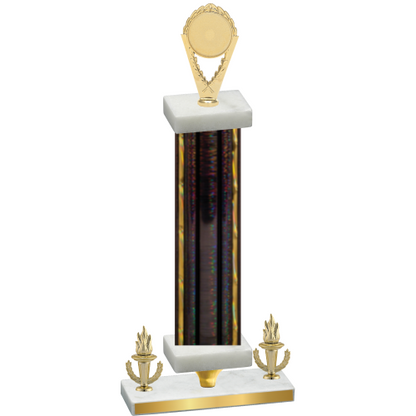 Premium Single Black Glacier Victory Insert Trophy