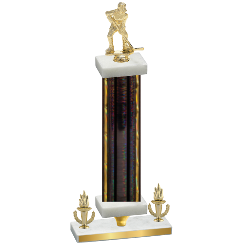 Premium Single Black Glacier Victory Hockey Trophy