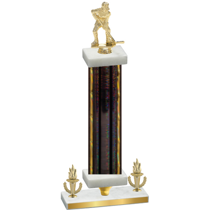Premium Single Black Glacier Victory Hockey Trophy