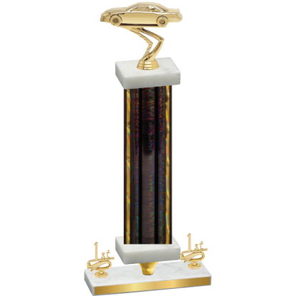Premium Single Black Glacier First Place Cars Trophy