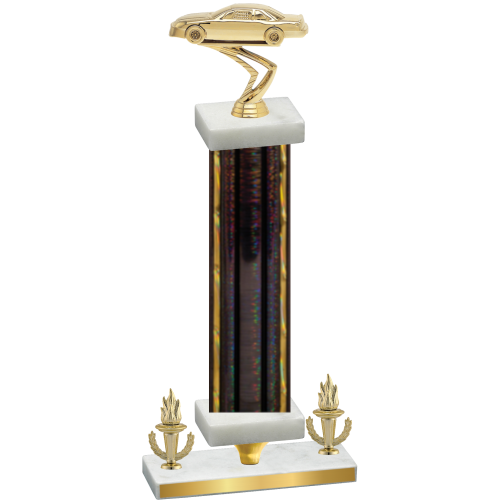 Premium Single Black Glacier Victory Cars Trophy