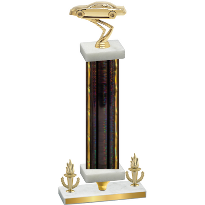 Premium Single Black Glacier Victory Cars Trophy