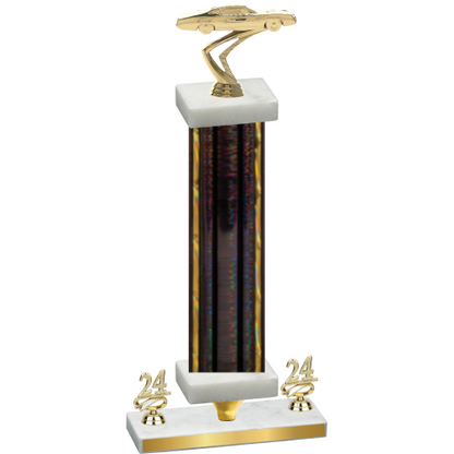 Premium Single Black Glacier Year Cars Trophy