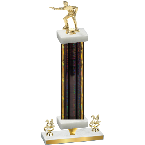 Premium Single Black Glacier Year Shooter Trophy