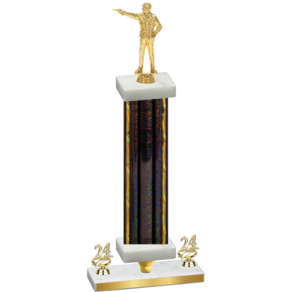 Premium Single Black Glacier Year Shooter Trophy