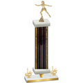 Premium Single Black Glacier First Place Skater Trophy