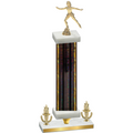 Premium Single Black Glacier Victory Skater Trophy