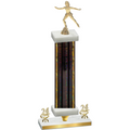 Premium Single Black Glacier Year Skater Trophy