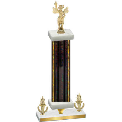 Premium Single Black Glacier Victory Academics Trophy