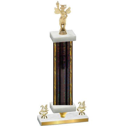 Premium Single Black Glacier Year Academics Trophy