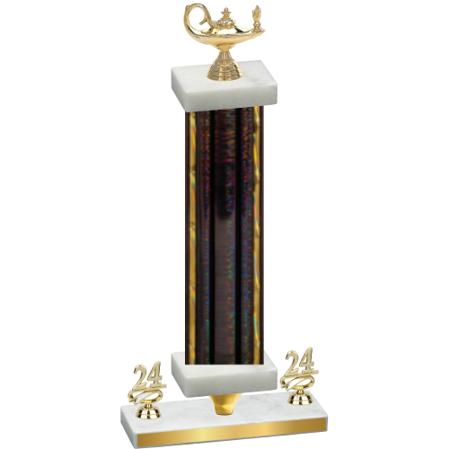 Premium Single Black Glacier Year Academics Trophy