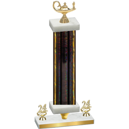Premium Single Black Glacier Year Academics Trophy