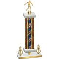 Premium Single Flag USA Victory Soccer Trophy