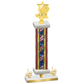 Premium Single Flag USA First Place Pickleball Trophy