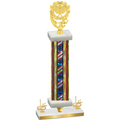 Premium Single Flag USA First Place Pickleball Trophy