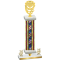Premium Single Flag USA Year Pickleball Trophy