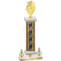 Premium Single Flag USA Victory Pickleball Trophy