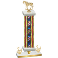 Premium Single Flag USA Second Place Horses Trophy