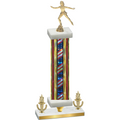 Premium Single Flag USA Victory Skater Trophy