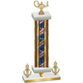 Premium Single Flag USA Victory Academics Trophy