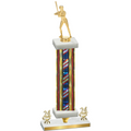 Premium Single Flag USA Year Softball Trophy