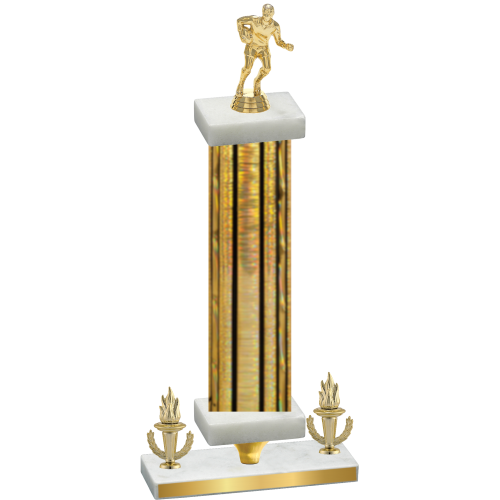 Premium Single Gold Glacier Victory Rugby Trophy
