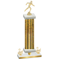 Premium Single Gold Glacier Second Place Running Trophy