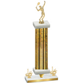 Premium Single Gold Glacier First Place Tennis Trophy
