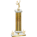 Premium Single Gold Glacier Third Place Tennis Trophy