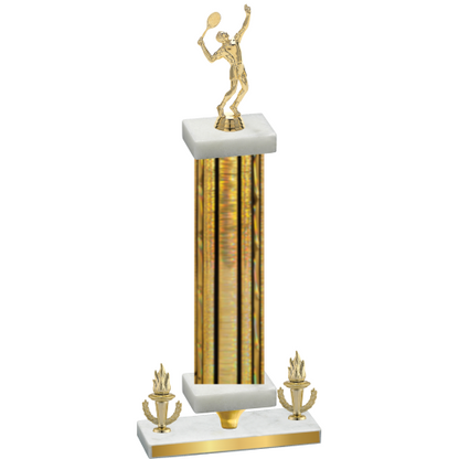 Premium Single Gold Glacier Victory Tennis Trophy