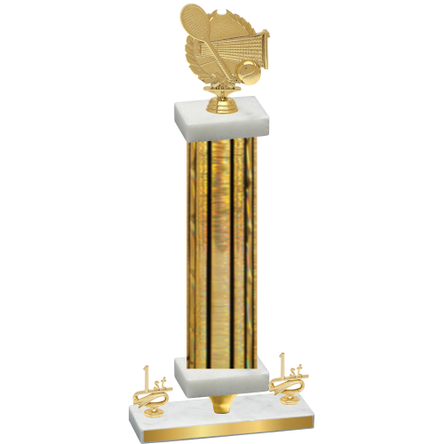 Premium Single Gold Glacier First Place Tennis Trophy