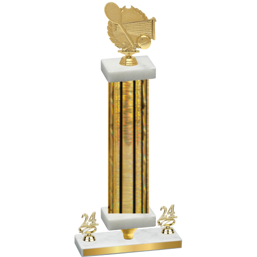Premium Single Gold Glacier Year Tennis Trophy