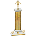 Premium Single Gold Glacier First Place Wrestling Trophy