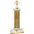 Premium Single Gold Glacier Second Place Wrestling Trophy