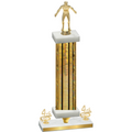 Premium Single Gold Glacier Fourth Place Wrestling Trophy