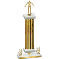 Premium Single Gold Glacier Year Wrestling Trophy