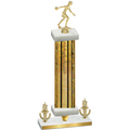 Premium Single Gold Glacier Victory Bowling Trophy