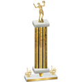 Premium Single Gold Glacier First Place Volleyball Trophy