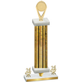 Premium Single Gold Glacier Year Insert Trophy