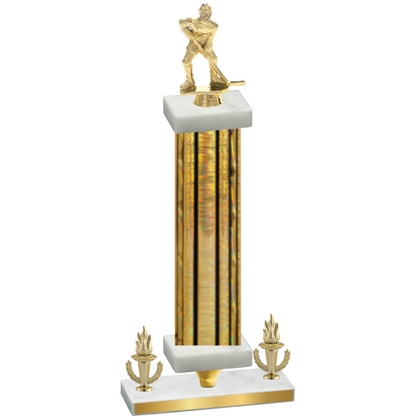 Premium Single Gold Glacier Victory Hockey Trophy