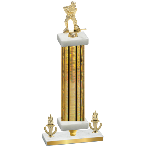 Premium Single Gold Glacier Victory Hockey Trophy