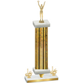 Premium Single Gold Glacier First Place Victory Trophy