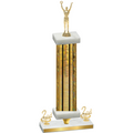 Premium Single Gold Glacier Second Place Victory Trophy