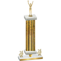 Premium Single Gold Glacier Year Victory Trophy