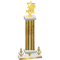 Premium Single Gold Glacier Victory Pickleball Trophy