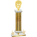 Premium Single Gold Glacier Second Place Pickleball Trophy