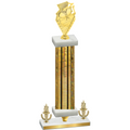 Premium Single Gold Glacier Victory Pickleball Trophy