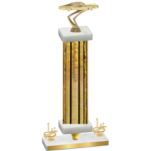 Premium Single Gold Glacier First Place Cars Trophy