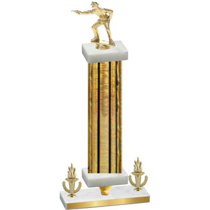 Premium Single Gold Glacier Victory Shooter Trophy
